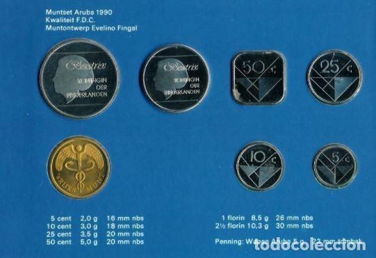 Euros: CARTERA ARUBA 1990 FDC - Foto 2
