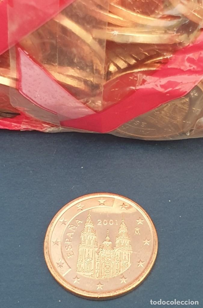 Euros: MONEDA 5 CTS ESPA&Ntilde;A 2001 - SIN CIRCULAR - Foto 1