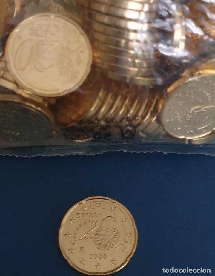 Euros: MONEDA 20 CTS ESPA&Ntilde;A 2008 - SIN CIRCULAR - Foto 1