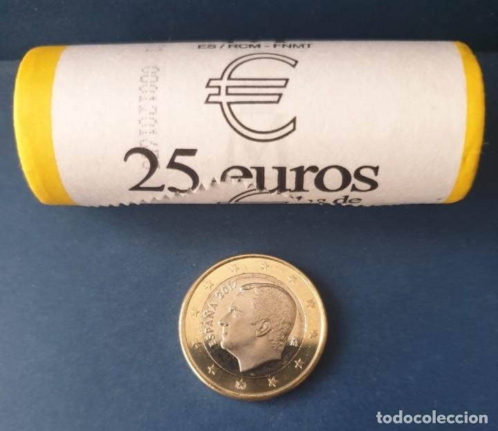 Euros: MONEDA 1 EURO ESPA&Ntilde;A 2017 - SIN CIRCULAR - Foto 1
