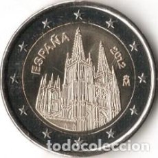 Euros: ESPAÑA 2012. 2 EUROS. CATEDRAL DE BURGOS. ROLLO. CARTUCHO.. Lote 258180200