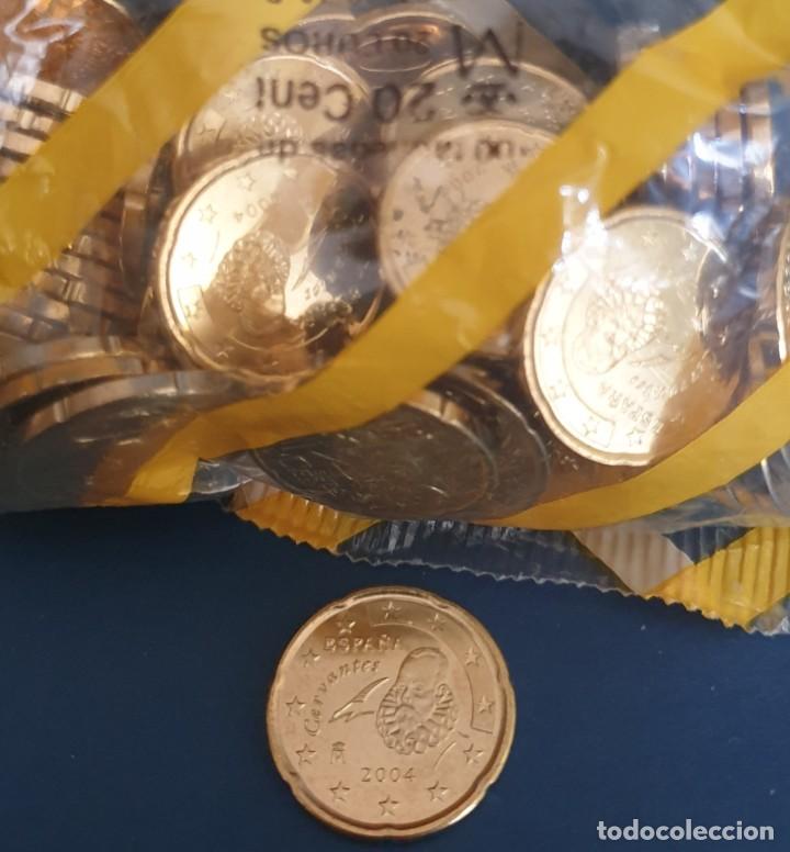Euros: MONEDA 20 CTS ESPA&Ntilde;A 2004 - SIN CIRCULAR - Foto 1