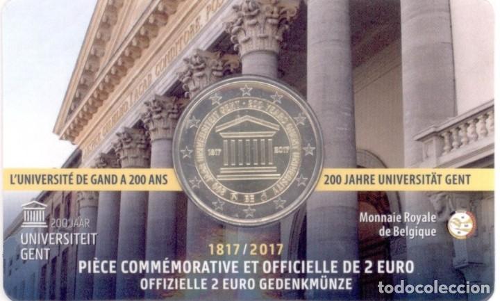 Euros: COINCARD 2 EUROS BELGICA 2017 - UNIVERSIDAD DE GANTE