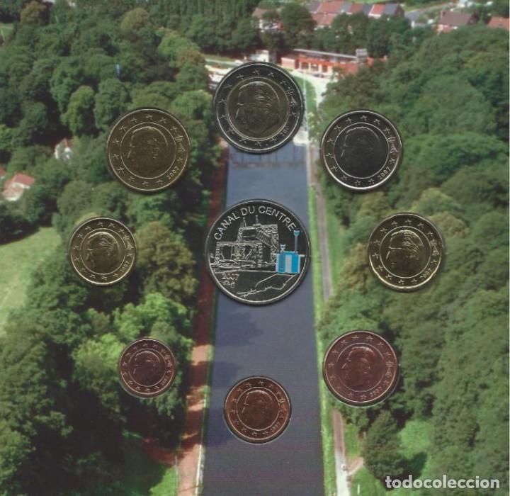 Euro: CARTERA BELGICA 2007 - 8 VALORES - CON MEDALLA COLOREADA - ESPECIAL COLECCIONISTAS