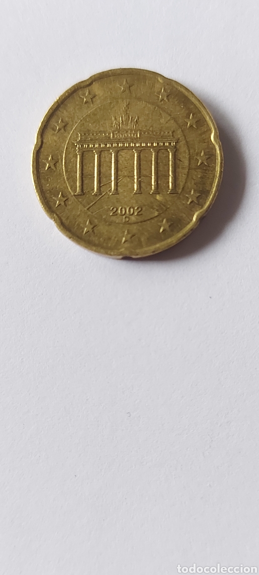 Euros: MONEDA ALEMANIA 20 CENTIMO EURO 2002 CECA D - Foto 1