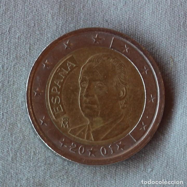 Euros: 2 Euro Espa&ntilde;a 2001 Com&uacute;n BC - Foto 1