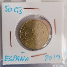 Euros: MONEDA DE 50 CÉNTIMOS DE EURO ESPAÑA 2019. Lote 264359184