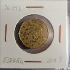 Euros: MONEDA 20 CÉNTIMOS DE EURO ESPAÑA 2008. Lote 264482069