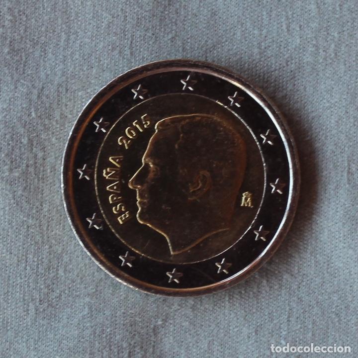 Euros: 2 Euro Espa&ntilde;a 2015 Com&uacute;n MBC - Foto 1