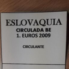 Euros: 10-00733 - ESLOVAQUIA -1 €- 2009. Lote 265309809