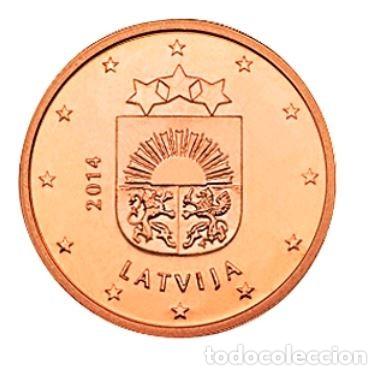 Euros: MONEDA 5 CTS LETONIA 2014 - SIN CIRCULAR - Foto 1