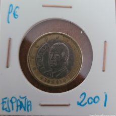 Euros: MONEDA ESPAÑA 1 EURO 2001. Lote 266328923