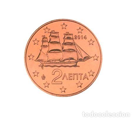 Euros: MONEDA 2 CTS GRECIA 2014 - SIN CIRCULAR - Foto 1