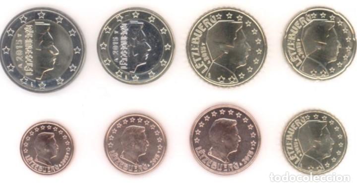 Euros: SERIE LUXEMBURBO 2015 - 8 VALORES SIN CIRCULAR