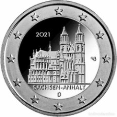 Euros: ALEMANIA 2021 2€ ESTADO DE SAJONIA ANHALT CATEDRAL DE MAGDEBURGO. Lote 403472109