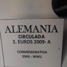 Euros: 10-00739 - ALEMANIA -2 €- 2009-A -CONMEMORATIVA EMU-WWU. Lote 268831849