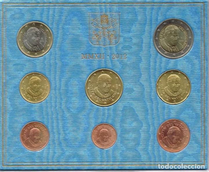 Euros: CARTERA VATICANO 2012 - 8 VALORES - Foto 1