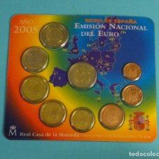 Euros: REINO DE ESPAÑA. EMISIÓN NACIONAL DEL EURO 2005. ESTUCHE OFICIAL FNMT Nº 38474. DON QUIJOTE