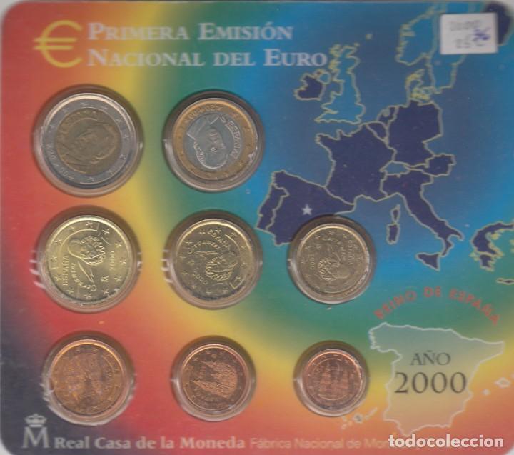 Euros: CRC0036 CARTERA MONEDAS EUROS ESPA&Ntilde;A 2000