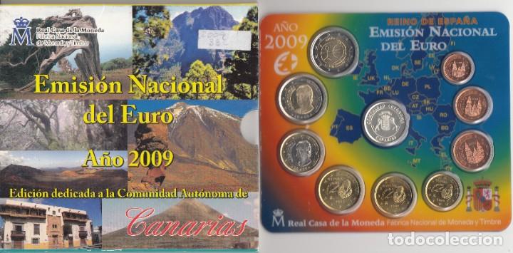 Euros: CRC0051 CARTERA MONEDAS EUROS ESPA&Ntilde;A 2009 CANTABRIA