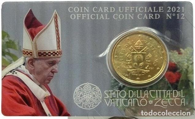 Euros: VATICANO 2021 COINCARD N&ordm; 12 - Foto 1