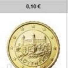 Euros: ESLOVAQUIA 10 CENTIMOS 2020. Lote 284445398