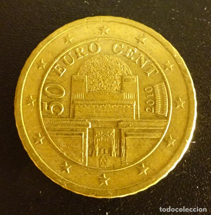 Euros: AUSTRIA 50 C&Eacute;NTIMOS DE EURO 2010 - Foto 1