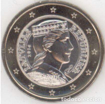 Euros: MONEDA 1 EURO LETONIA 2014 - SIN CIRCULAR - Foto 1