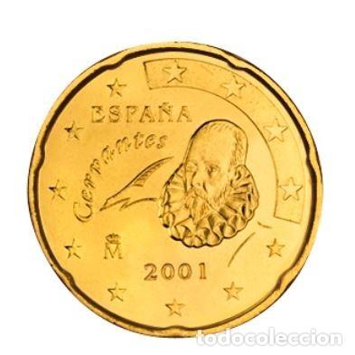 Euros: MONEDA 20 CTS ESPA&Ntilde;A 2001 - SIN CIRCULAR - Foto 1