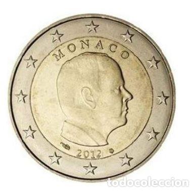 Euros: MONEDA 2 EUROS MONACO 2012 - ALBERTO - SIN CIRCULAR - Foto 1