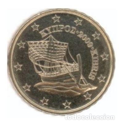 Euros: MONEDA 50 CTS CHIPRE 2009 - SIN CIRCULAR - Foto 1