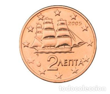 Euros: MONEDA 2 CTS GRECIA 2005 - SIN CIRCULAR - Foto 1