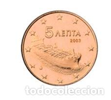 Euros: MONEDA 5 CTS GRECIA 2003 - SIN CIRCULAR - Foto 1