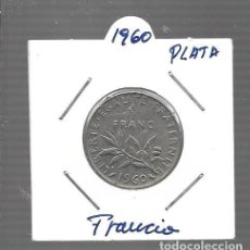 Euros: PLATA FRANCIA 1960. Lote 302198523