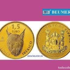 Euros: 1 ONZA ORO 999.9. LINCE IBÉRICO. PRIMERA MONEDA BULLION DE COLECCIÓN E INVERSIÓN ESPAÑOLA