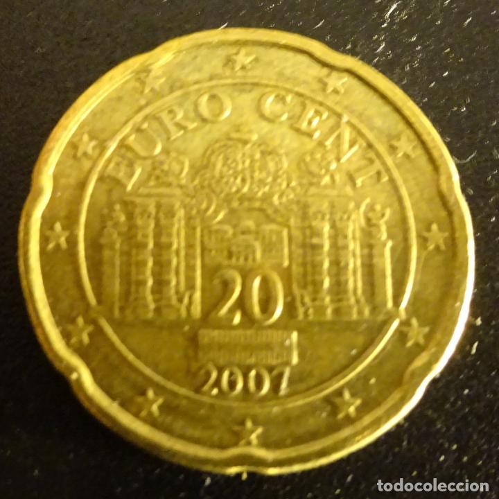 Euros: AUSTRIA 20 C&Eacute;NTIMOS DE EURO 2007 - Foto 1