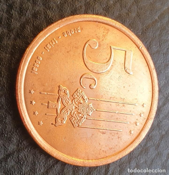 Euros: MONEDA 5 CTS VATICANO 2005 - EN PRUEBA - Foto 2