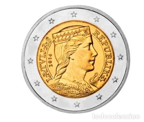 Euros: MONEDA 2 EUROS LETONIA 2014 - SIN SIRCULAR - Foto 1