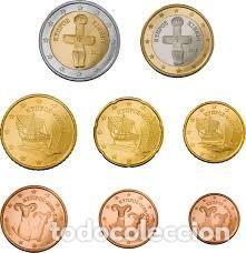Euros: SERIE CHIPRE 2013 - 8 monedas sin circular - Foto 1