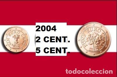 Euros: AUSTRIA 2004 MONEDAS DE 2 Y 5 CENTIMOS S/C - Foto 1