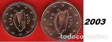 Euros: IRLANDA 2003 MONEDAS DE 2 Y 5 CENTIMNOS S/C - Foto 1