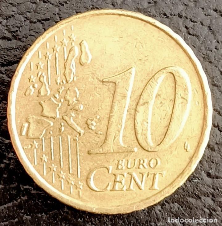 Euros: 10 c&eacute;ntimos Holanda - 2000 - Foto 2