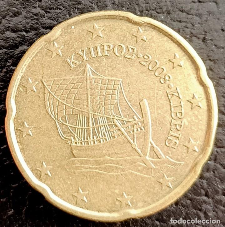 Euros: 20 c&eacute;ntimos Chipre - 2008 - Foto 1