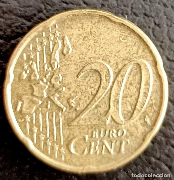 Euros: 20 c&eacute;ntimos Luxemburgo - 2002 - Foto 2