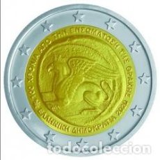 Euros: GRECIA 2020. 2 EUROS. 100 ANIVERSARIO - UNIÓN DE TRACIA A GRECIA (SC). Lote 387968274