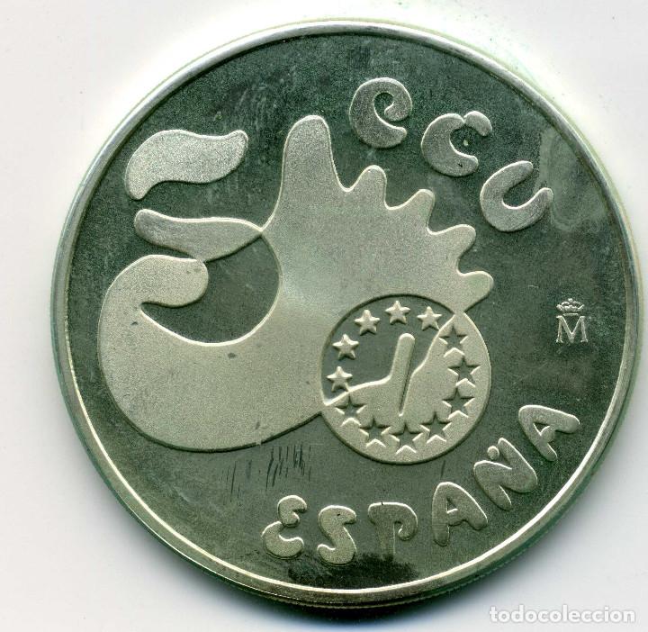 Euros: 5 ECU A&Ntilde;O 1991 FDC PLATA - Foto 2