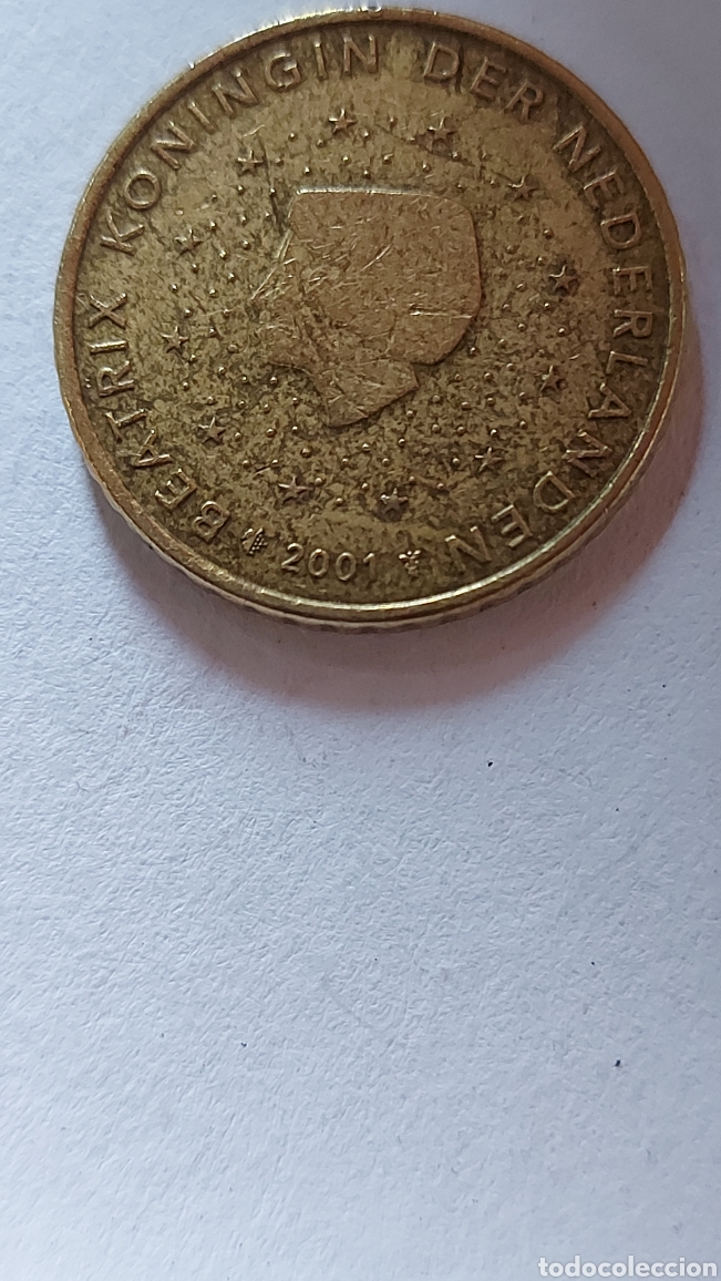 Euros: MONEDA HOLANDA 50 CENTIMOS EURO 2001 - Foto 1