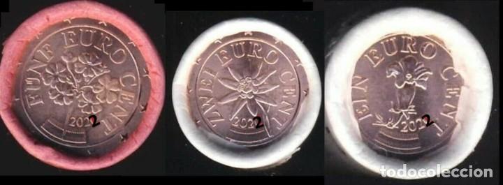 Euros: AUSTRIA 1, 2 y 5 CENTIMOS 2022 - SIN CIRCULAR - - Foto 1