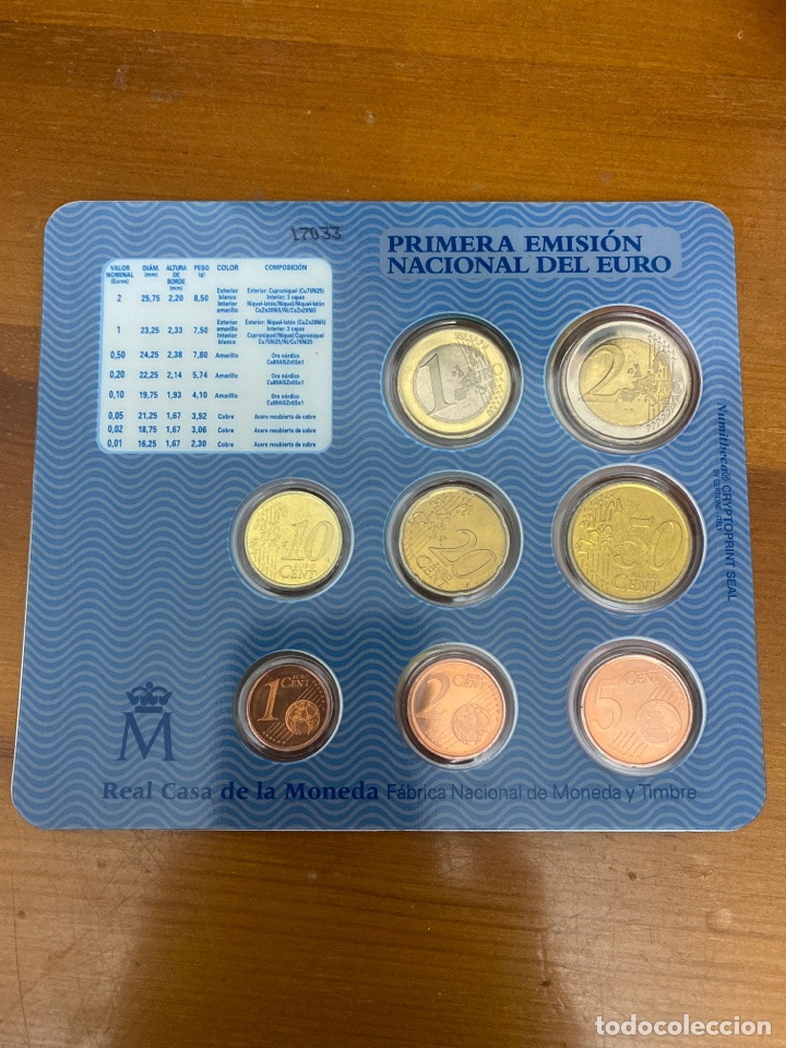 Euros: Set 8 monedas euros de Espa&ntilde;a 2002 - Foto 2