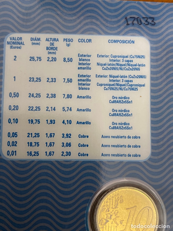 Euros: Set 8 monedas euros de Espa&ntilde;a 2002 - Foto 3